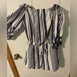 Style House romper striped L